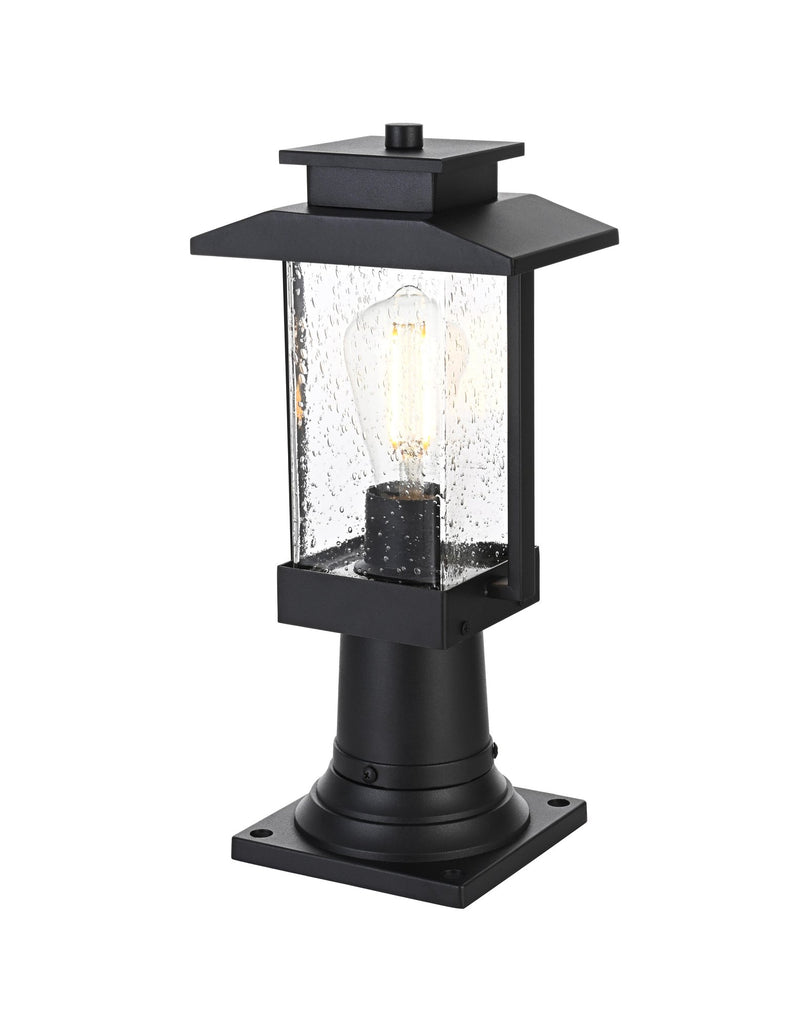 Tioga Outdoor Post Light in Black