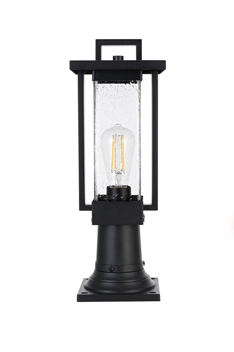 Tilton Outdoor Post Light in Black