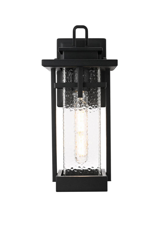 Cambria Outdoor Wall Lantern in Black