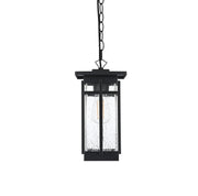 Livingston Outdoor Lantern Pendant in Black