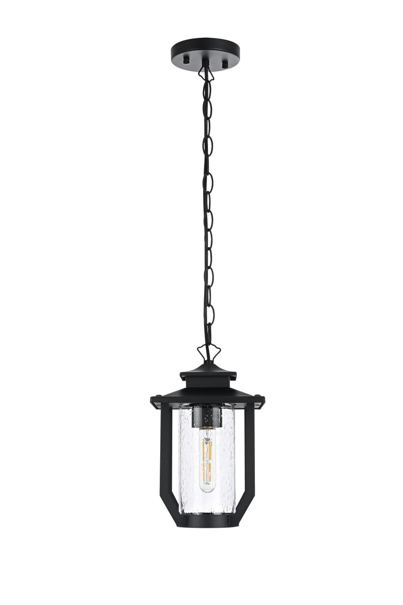Sepviva Outdoor Lantern Pendant in Black