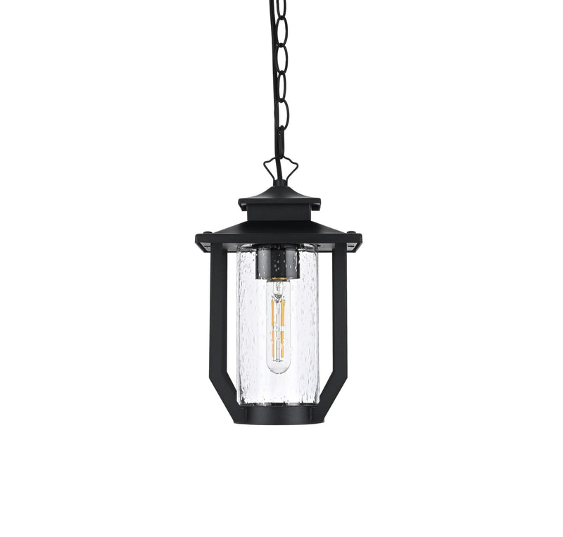 Sepviva Outdoor Lantern Pendant in Black