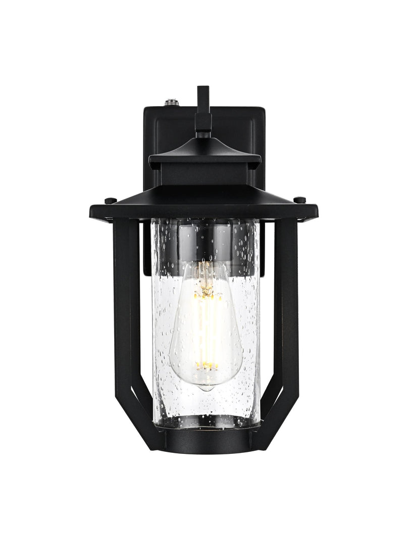 Wensley Outdoor Wall Lantern in Black