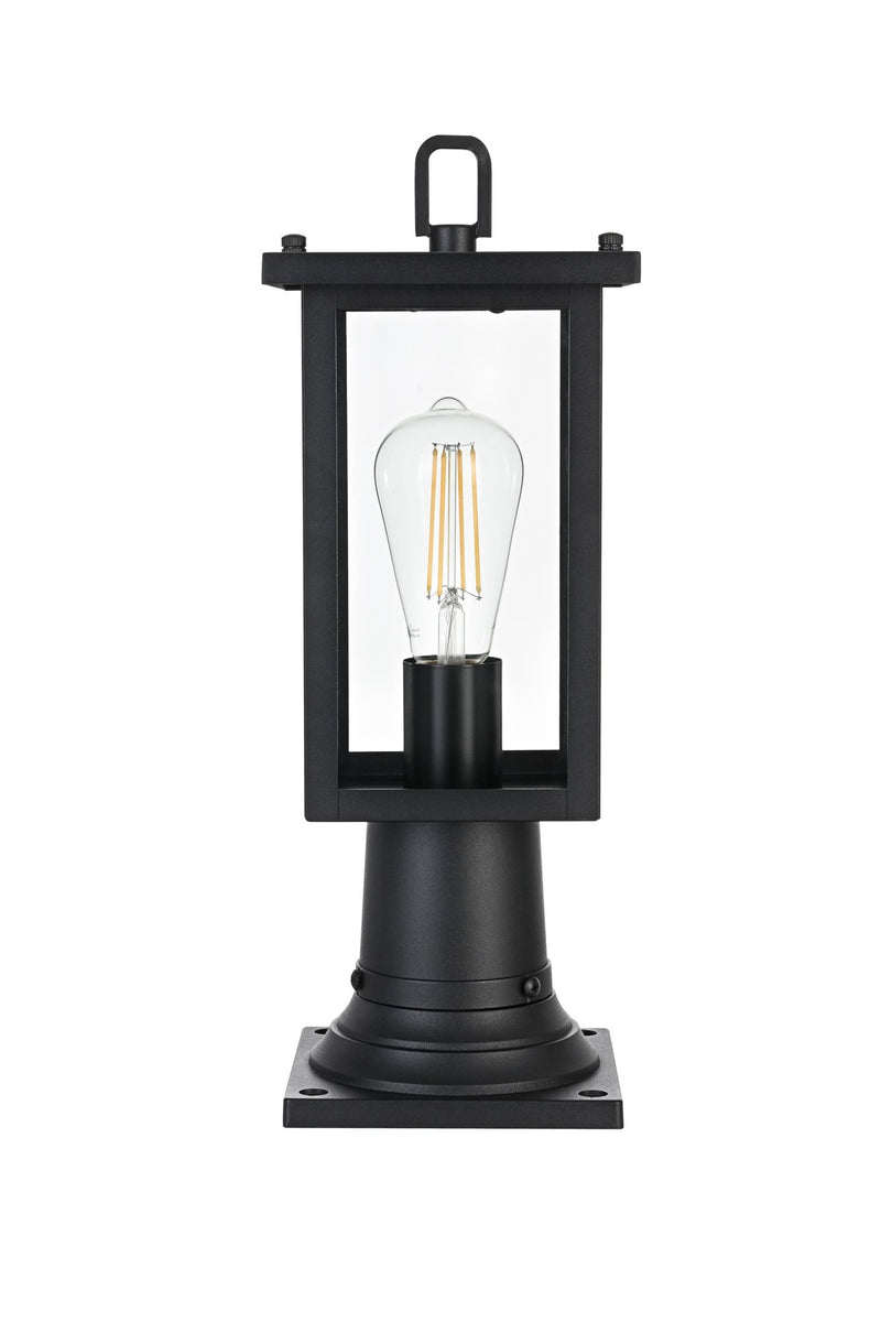 Venango 6" Outdoor Post Light in Black