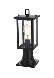 Venango 6" Outdoor Post Light in Black