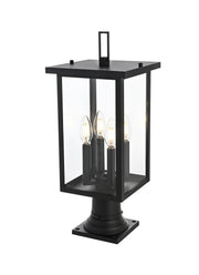 Sheridan 4-Light Outdoor Post Light in Black