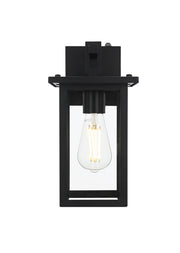 Venango 6" Outdoor Wall Lantern in Black