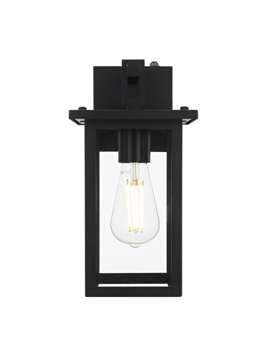 Venango 6" Outdoor Wall Lantern in Black