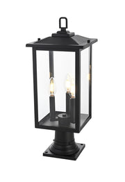 Carlisle 3-Light Outdoor Post Light in Black