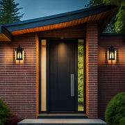 Thayer Outdoor Wall Lantern in Black