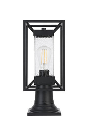 Willington 7" Outdoor Post Light in Black