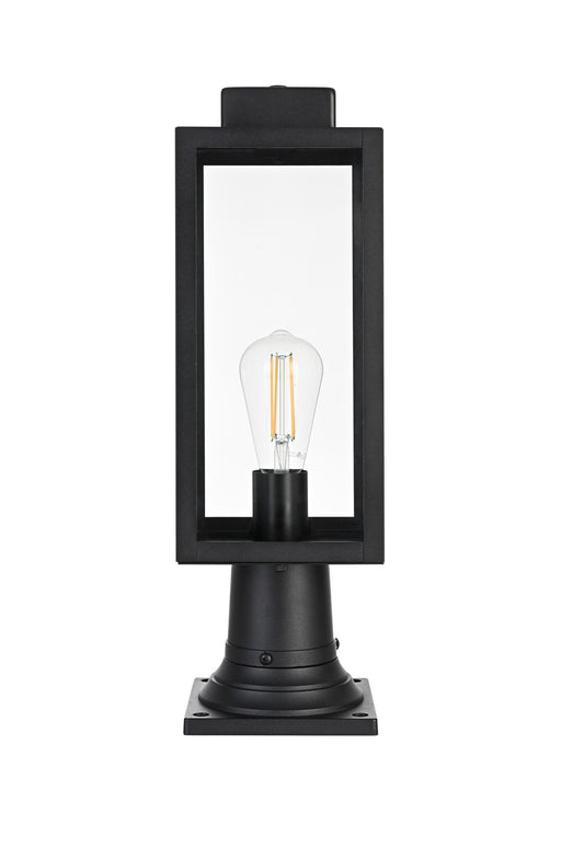 Hilton Outdoor Post Light in Black