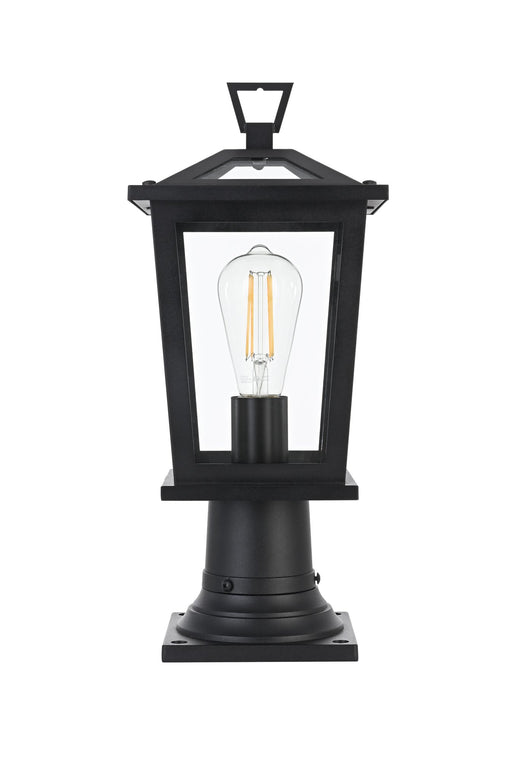 Cayman 7" Outdoor Post Light in Black