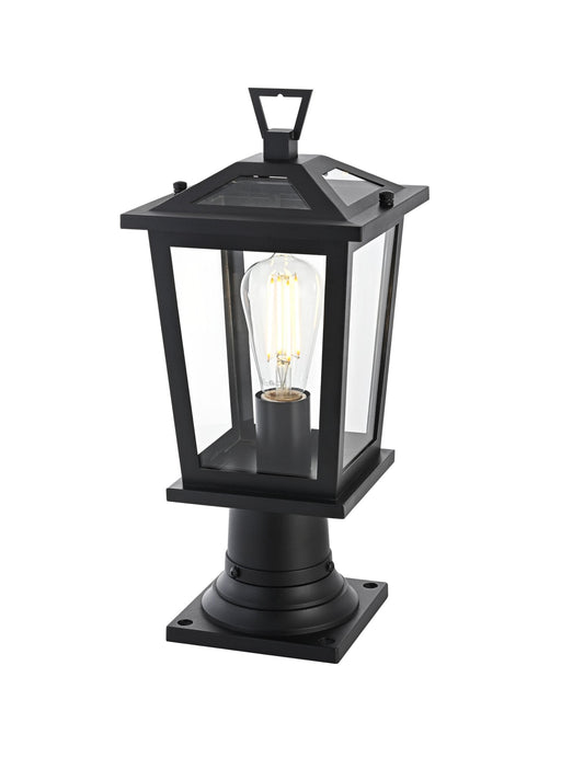 Cayman 7" Outdoor Post Light in Black