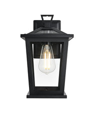 Cayman 7" Outdoor Wall Lantern in Black
