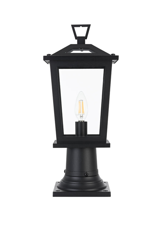 Berks Outdoor Post Light in Black