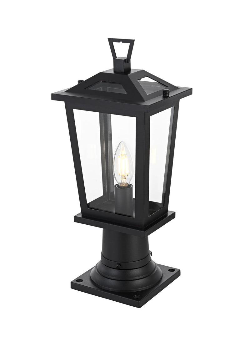 Berks Outdoor Post Light in Black