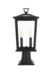 Berks 2-Light Outdoor Post Light in Black