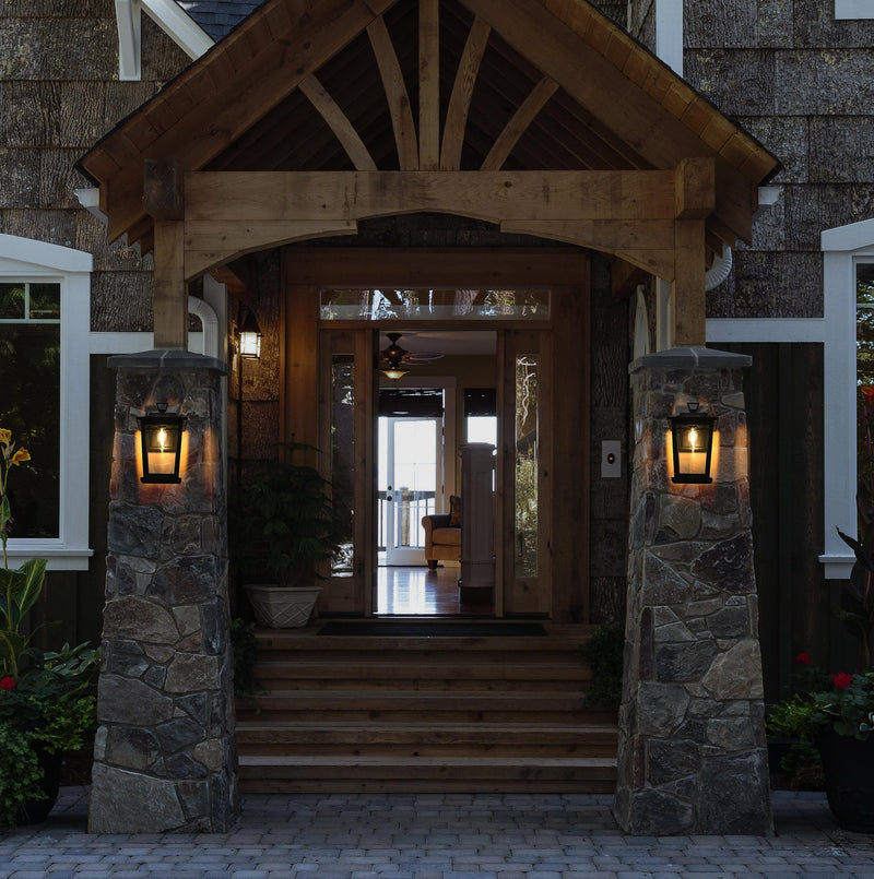 Berks Outdoor Wall Lantern in Black