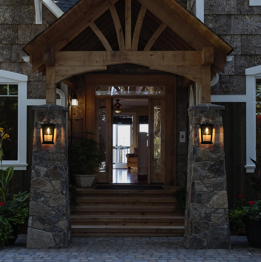 Berks Outdoor Wall Lantern in Black