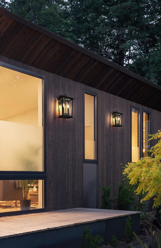 Berks 2-Light Outdoor Wall Lantern in Black