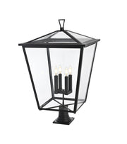 Oxford 4-Light Outdoor Post Light in Black