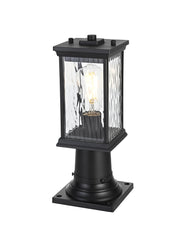 Mascher Outdoor Post Light in Black