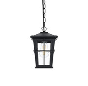 Bodine Outdoor Lantern Pendant in Black