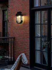 Albert Outdoor Wall Sconce in Black