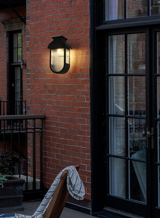 Albert Outdoor Wall Sconce in Black