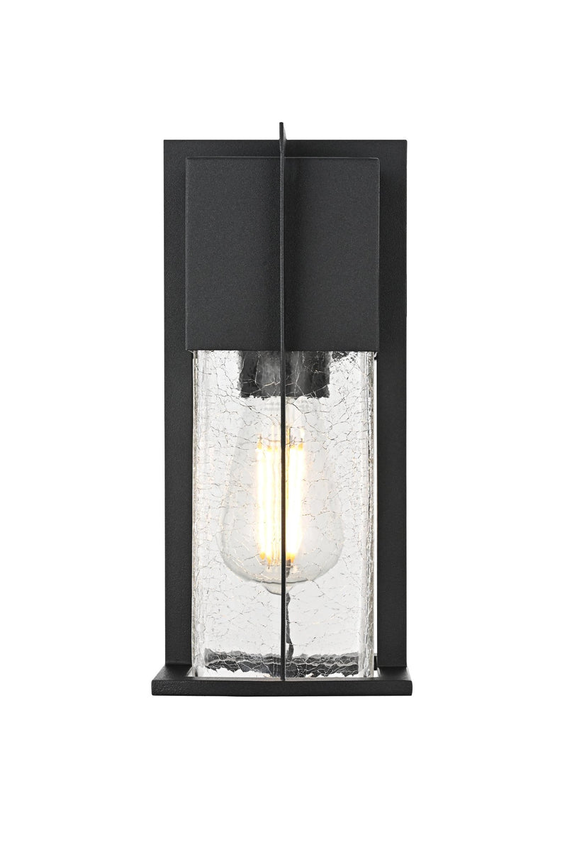 Janney 5" Outdoor Wall Sconce in Black