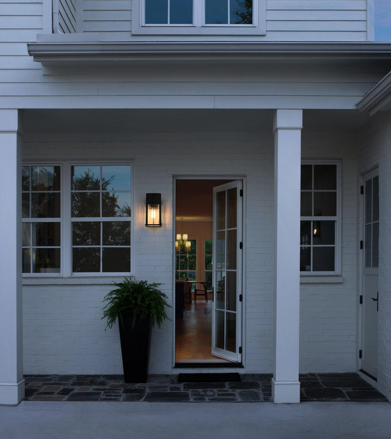 Janney 5" Outdoor Wall Sconce in Black