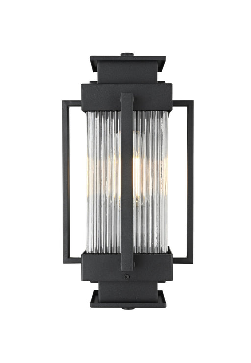 Harlan Outdoor Wall Lantern in Black