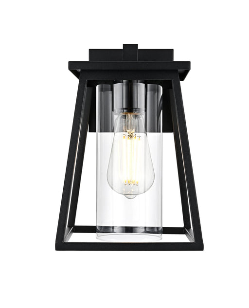 Lambert 7" Outdoor Wall Lantern in Black