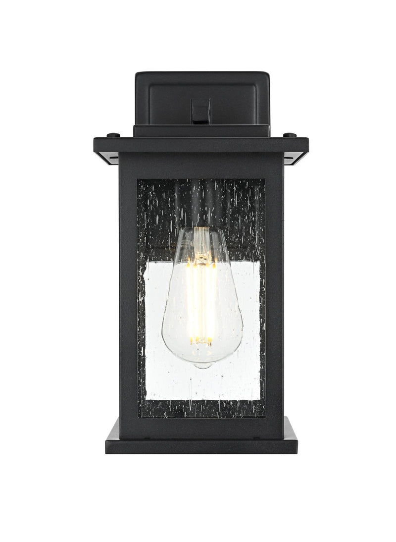 Ringgold 6" Outdoor Wall Lantern in Black