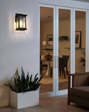 Ringgold 6" Outdoor Wall Lantern in Black