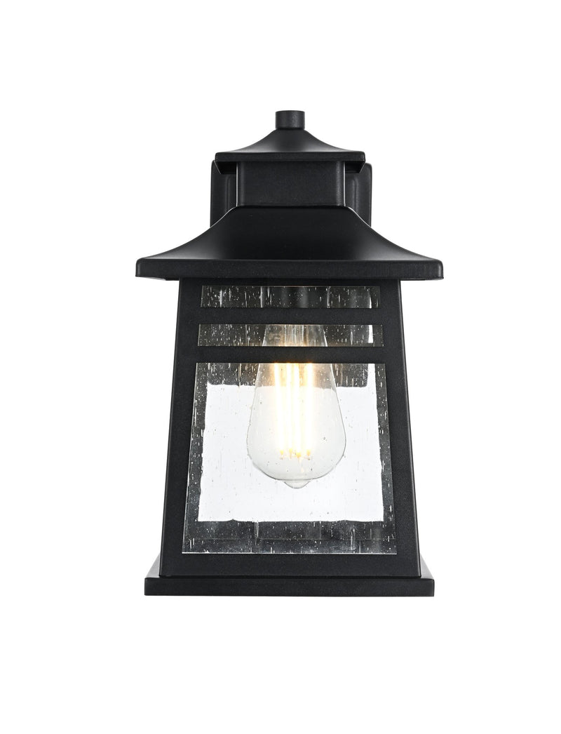 Bambrey Outdoor Wall Lantern in Black