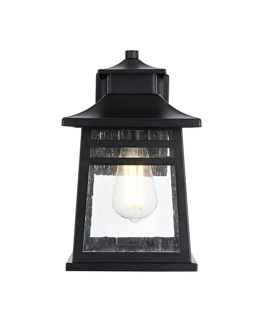 Bambrey Outdoor Wall Lantern in Black