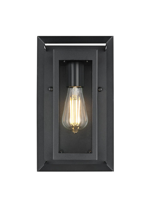 Etting Small Outdoor Wall Sconce in Black