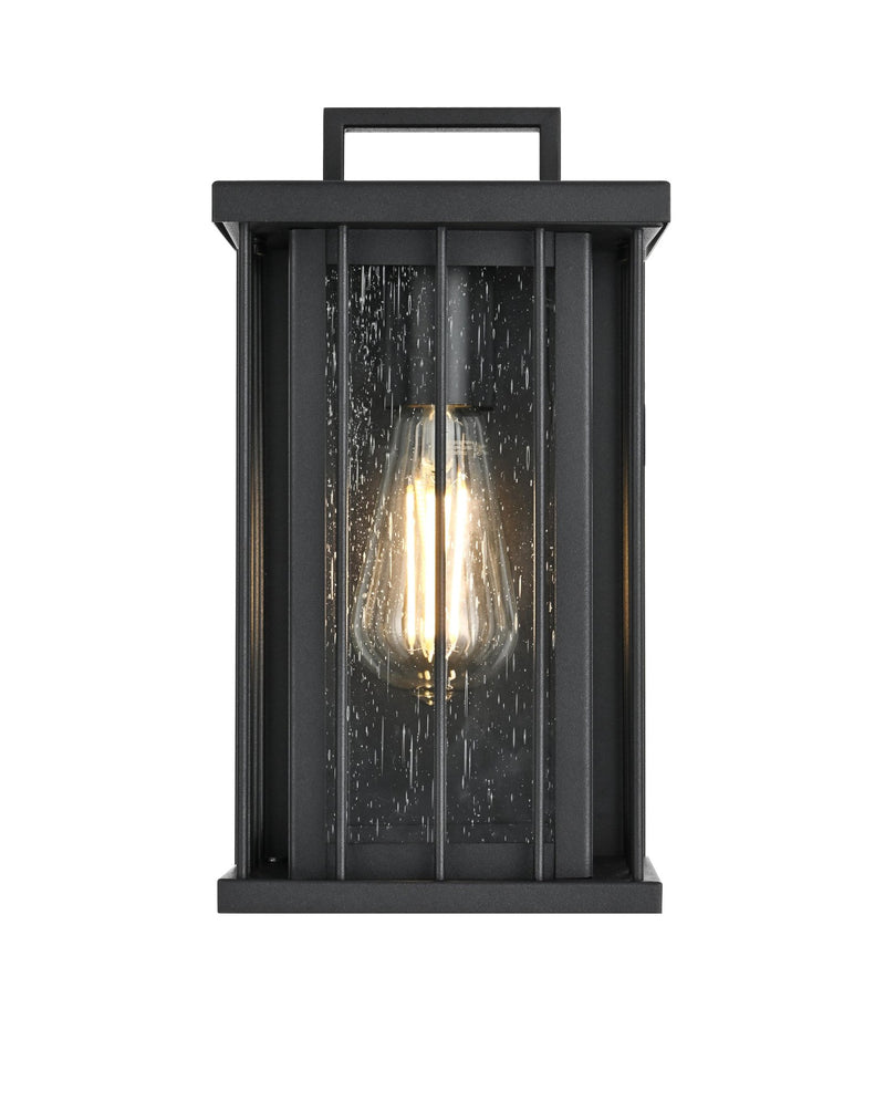 Sedgley Outdoor Wall Lantern in Black