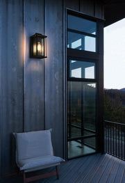 Sedgley Outdoor Wall Lantern in Black