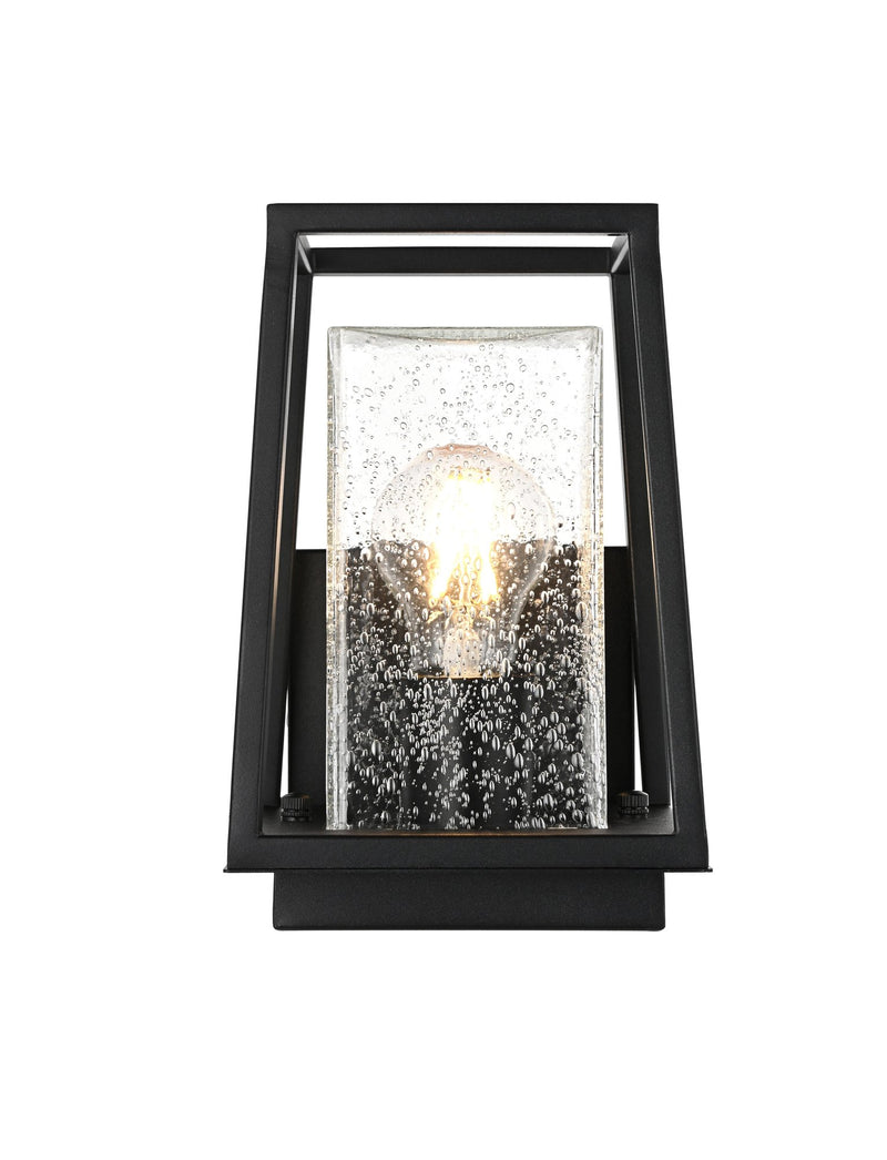Lehigh 5" Outdoor Wall Lantern in Black