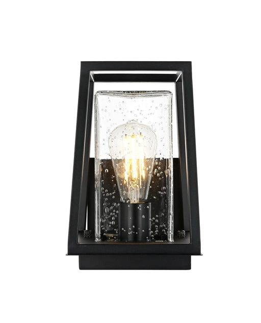 Lehigh 6" Outdoor Wall Lantern in Black