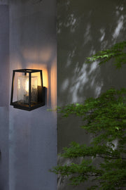 Lehigh 6" Outdoor Wall Lantern in Black