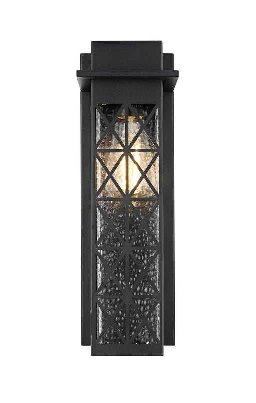 Wildey Large Outdoor Wall Sconce in Black