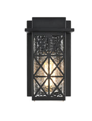 Wildey Small Outdoor Wall Sconce in Black