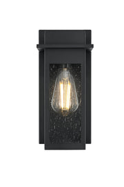 Dunton Small Outdoor Wall Sconce in Black