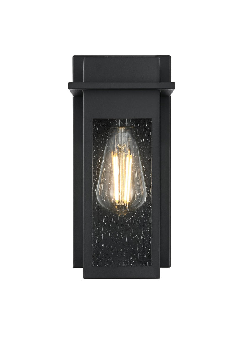 Dunton Small Outdoor Wall Sconce in Black