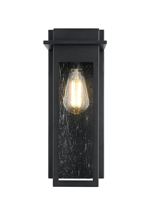 Dunton Medium Outdoor Wall Sconce in Black