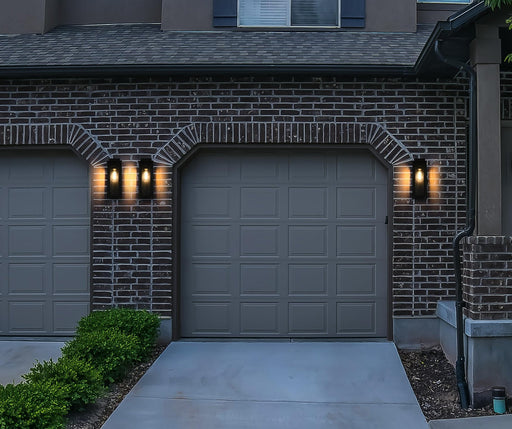 Dunton Medium Outdoor Wall Sconce in Black